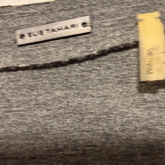 Elie Tahari Gray Textured Fabric - Picture 4 of 7